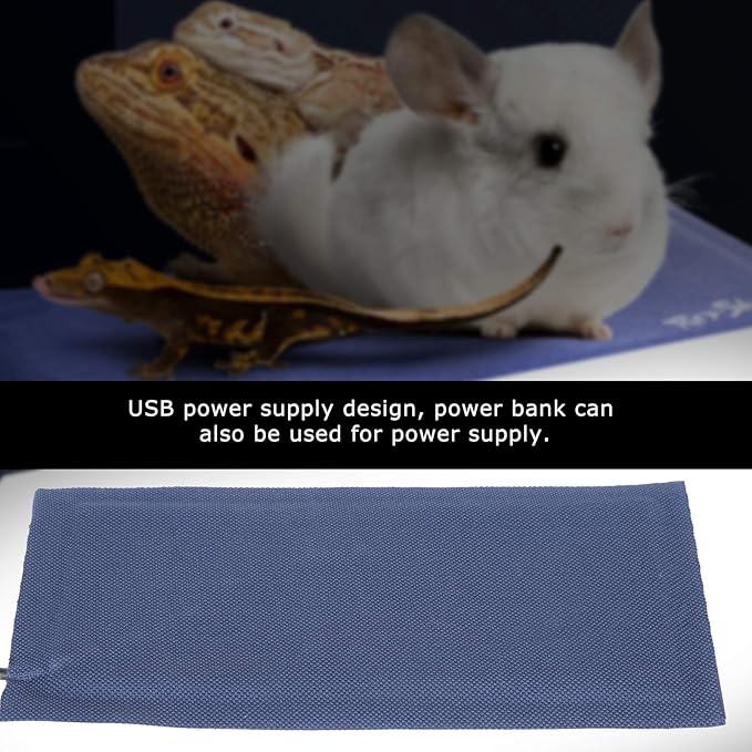 Almohadilla Térmica USB para Reptiles 6x3 Pulgadas 3 Niveles miniatura 2
