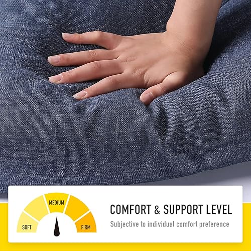 Miniatura 6 de Sunrox LokGrip - Cojín de banco de espuma viscoelástica antideslizante, resistente al agua, duradero, grueso, para exteriores e interiores, 36 x 14