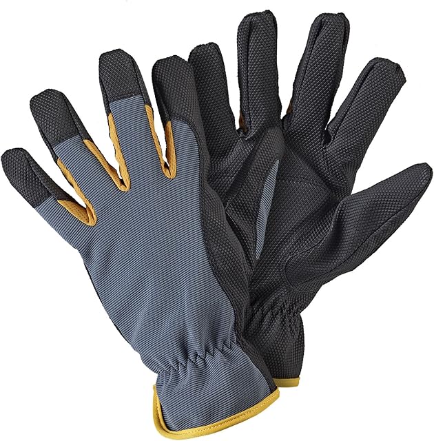 Briers B6425 Advanced All Weather Gardening Gloves, Blue/Black, L