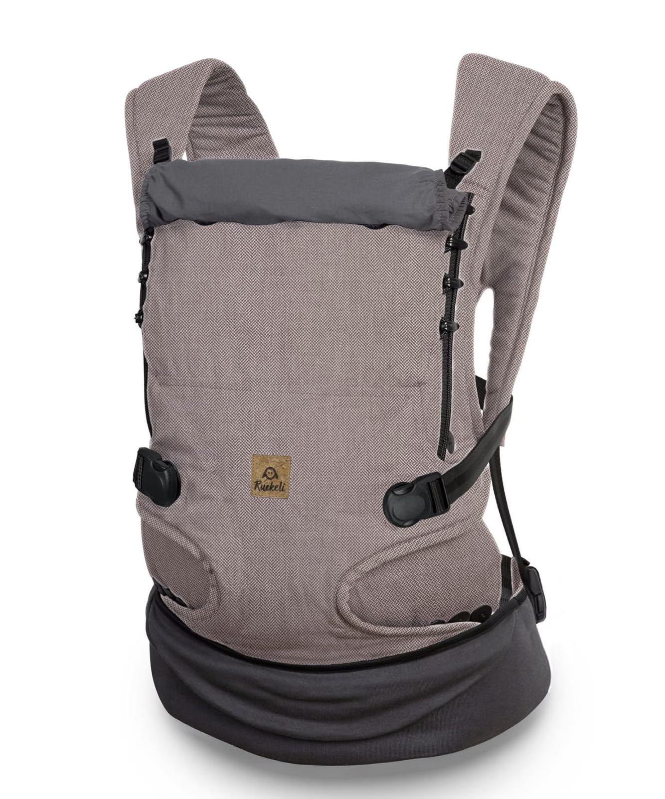 Ruckeli NEO Babytrage – Mit innovativen Magnet-Schnallen & integriertem Hüftsitz – Ergonomisch & Atmungsaktiv – Nachhaltig produziert in Tschechien – Ab Geburt