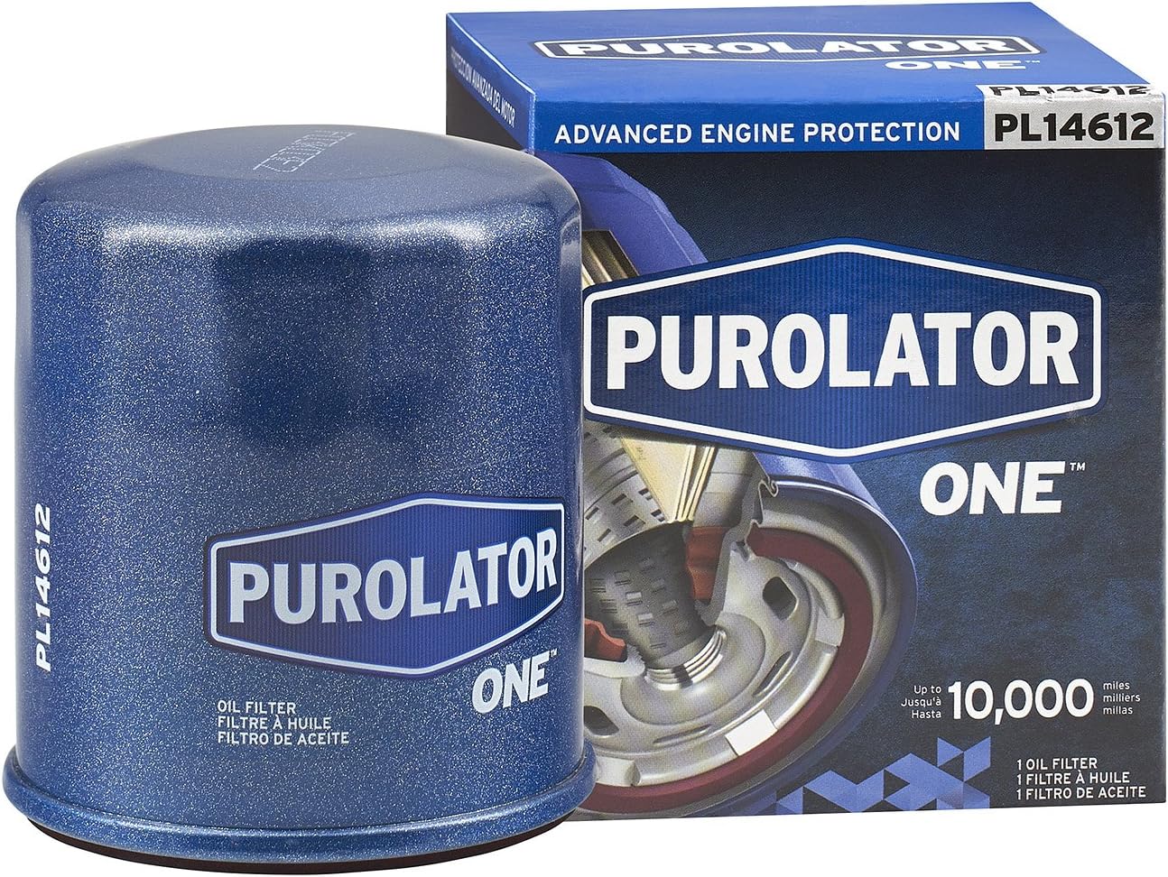 Purolator PL14612 PureONE Oil Filter, Pack of 1, Oil Filters