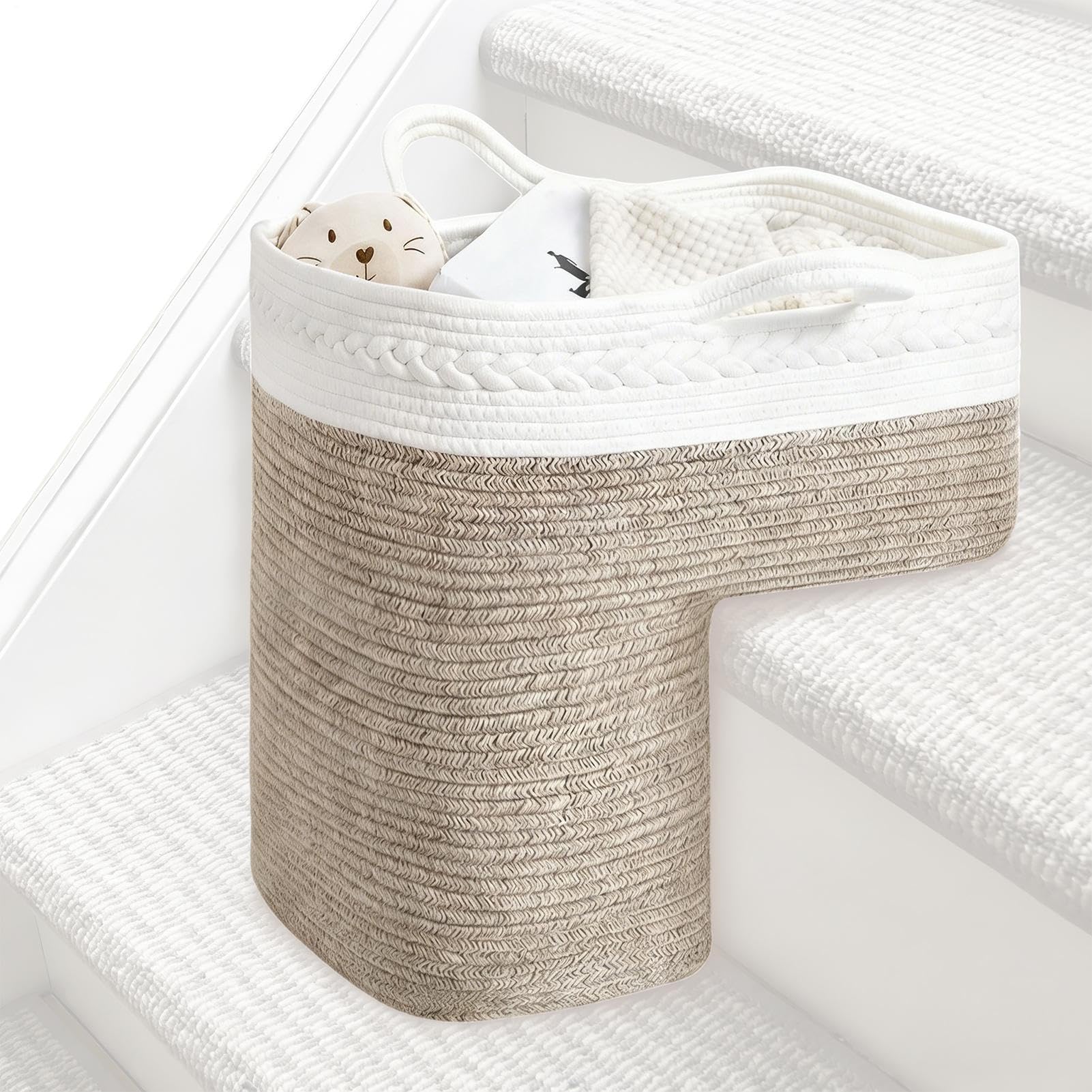 Cesto De Almacenamiento Para Escaleras Organizador Para El Escalonado De | Organizador Para Peldaños Para Juguetes Libros Dormitorio Rincón Apartamento Espacio Vital del Hogar