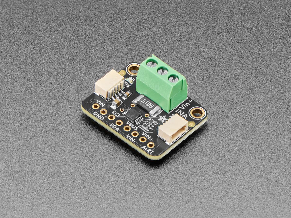 Adafruit INA237 85V 10A 16-bit DC Strom-, Spannungs- und Leistungs-Monitoring, STEMMA QT, 6340