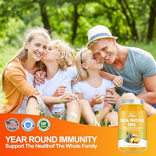 Miniatura 79 de Gel de musgo marino de 15 onzas, gel natural de masa marina irlandesa artesanal con 92 minerales y vitaminas, sin OMG, sin gluten, vegano, defensa