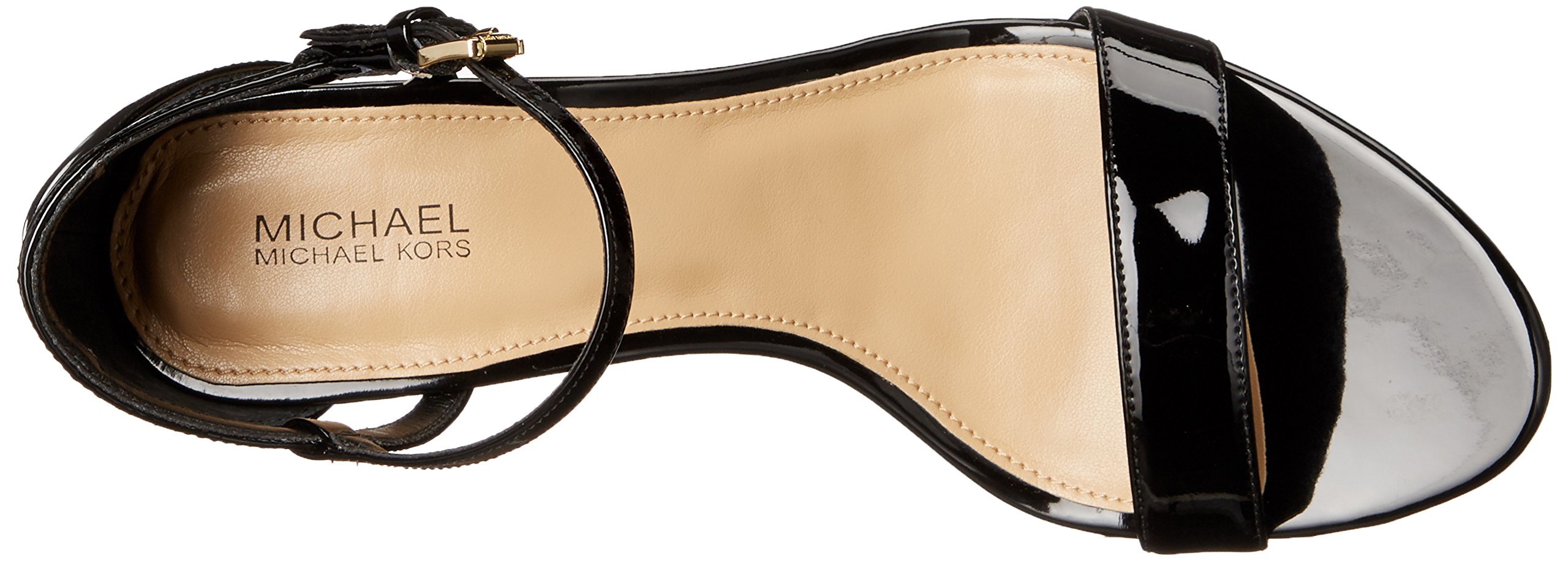 Michael Michael Kors Simone Mid Sandal Black Patent