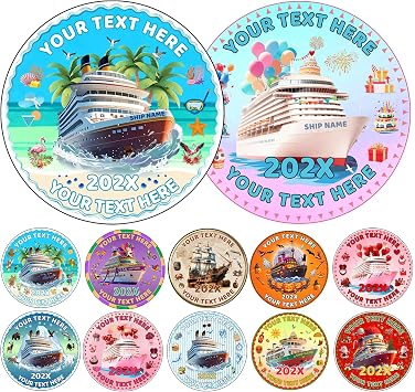 Custom Cruise Door Magnet Personalized Cruise Ship Decorations Magnetic Reusable for Cruise Cabin Mexico Halloween Birthday Anniversary Mardi Gras Christmas