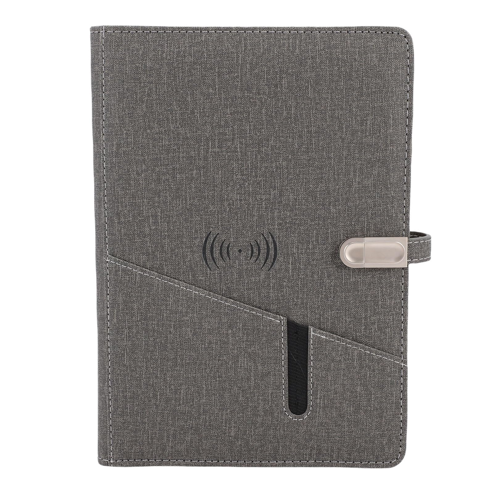 YWBL-WH Notebook Intelligente Multifunzionale, Carta con Batteria da 8000 MAh, Business Planner Ricaricabile A5 per Studenti e Professionisti