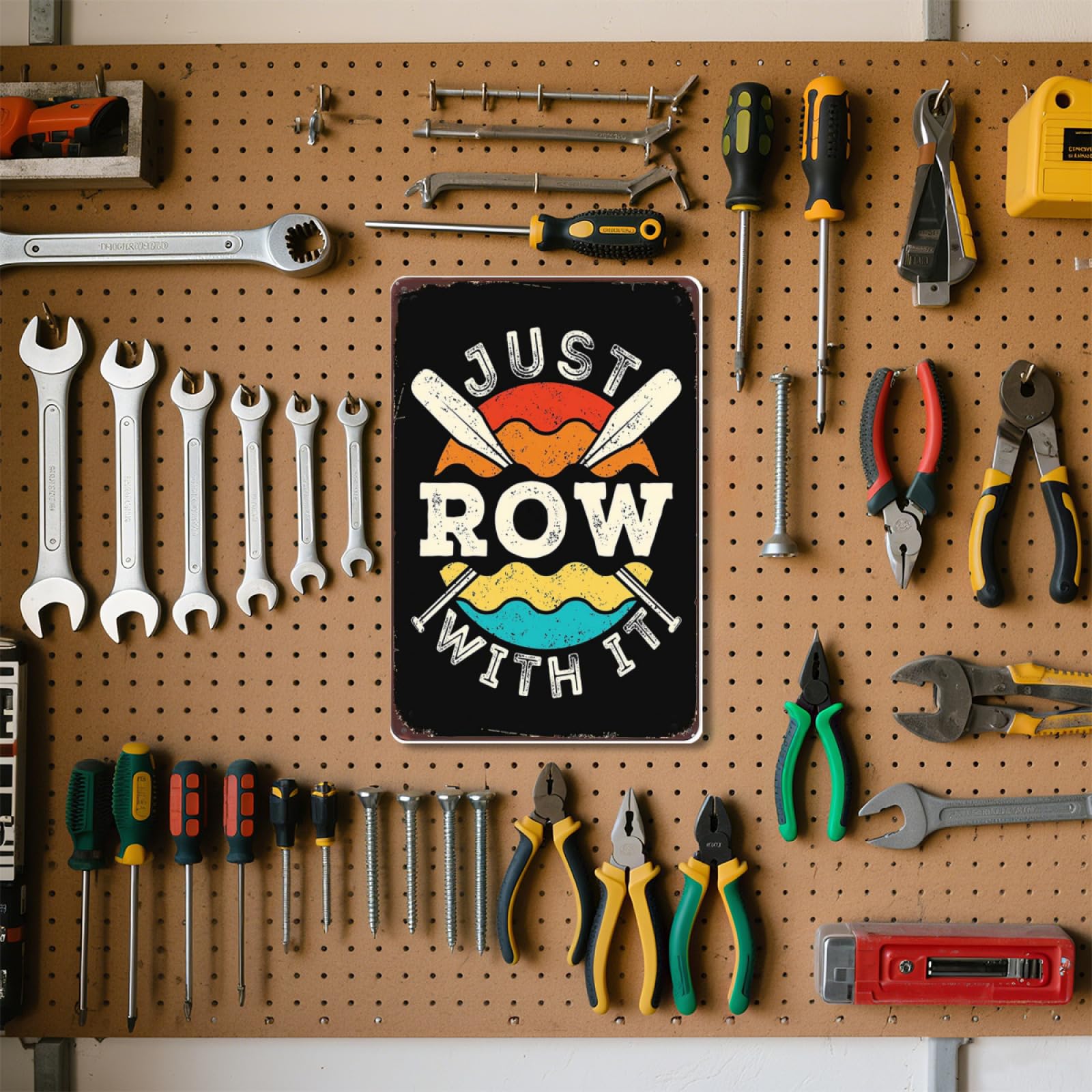The Rowing オアロック飾り Amazon.com: Funny Just Row with It Rowing Rower Crew Team Oars