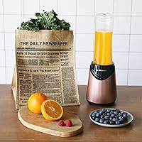 Vista 8 de La Reveuse Licuadora de tamaño personal de 300 W (rosa) + La Reveuse Retro Blender 300 W