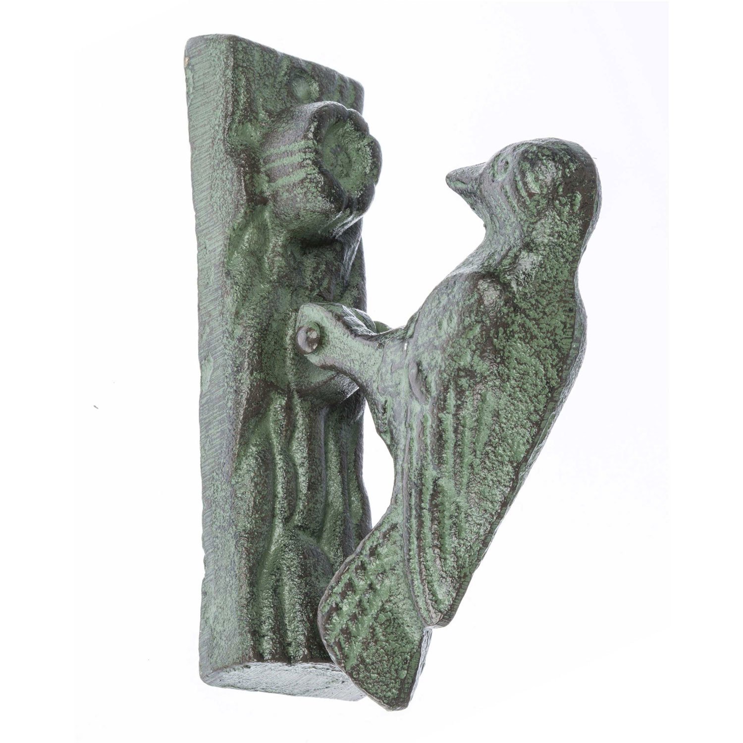HOMESCAPES - Heurtoir de Porte Vert Style Ancien – modèle Pivert