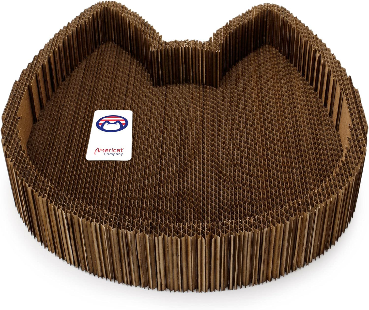 Cat Scratcher by Americat – Made in USA Cardboard Scratching Pad & Lounger – X Large, 2-Sided, Heavy, No-Shedding, Long-Lasting (Rectangle)