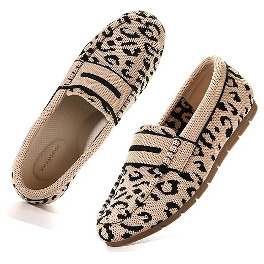 Vespiero Loafers for Women Comfortable Slip on Work Flats Shoes Womens Dressy Casual Walking Shoes