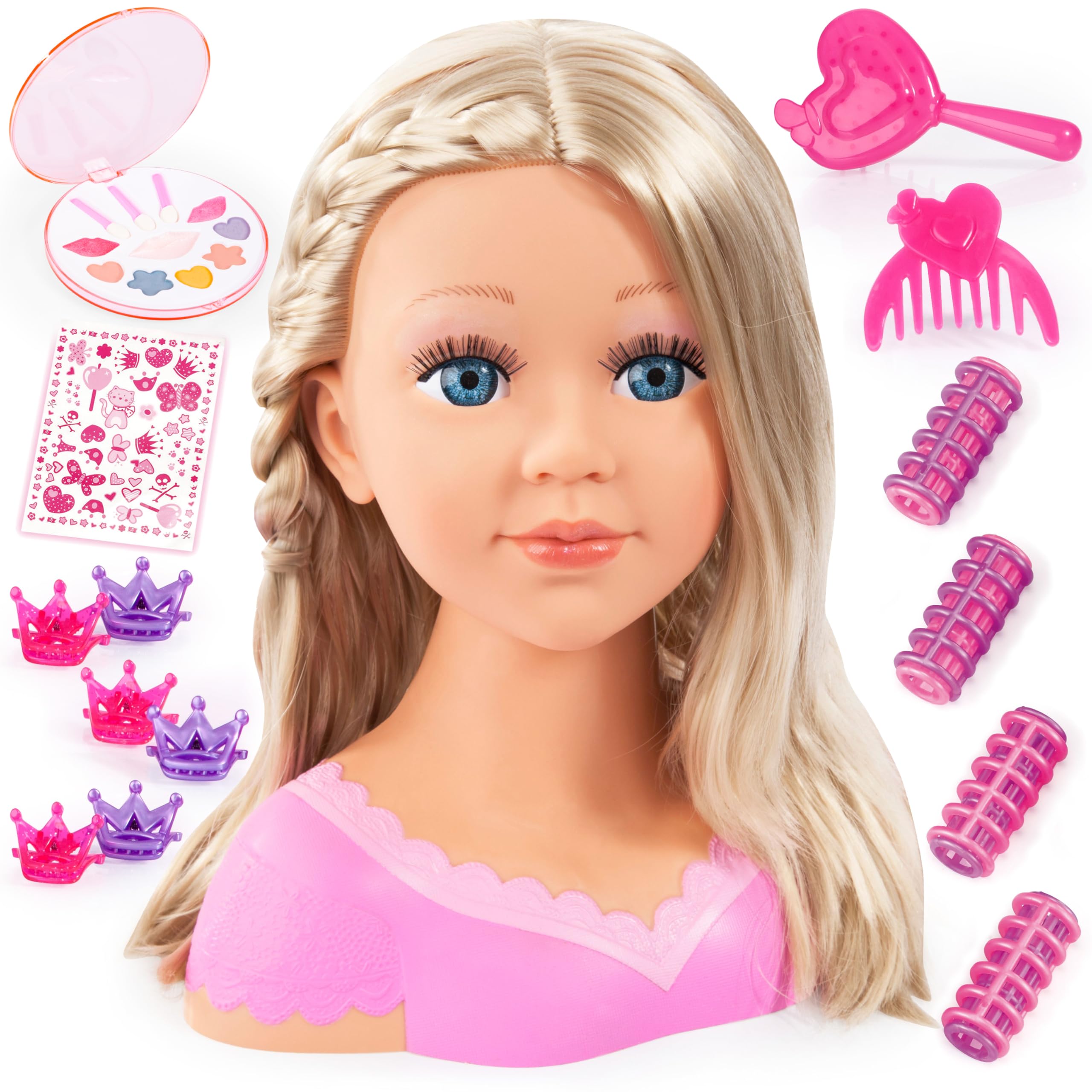Bayer Design Charlene Super Model 90088AA Styling Head with Cosmetics and Accessories