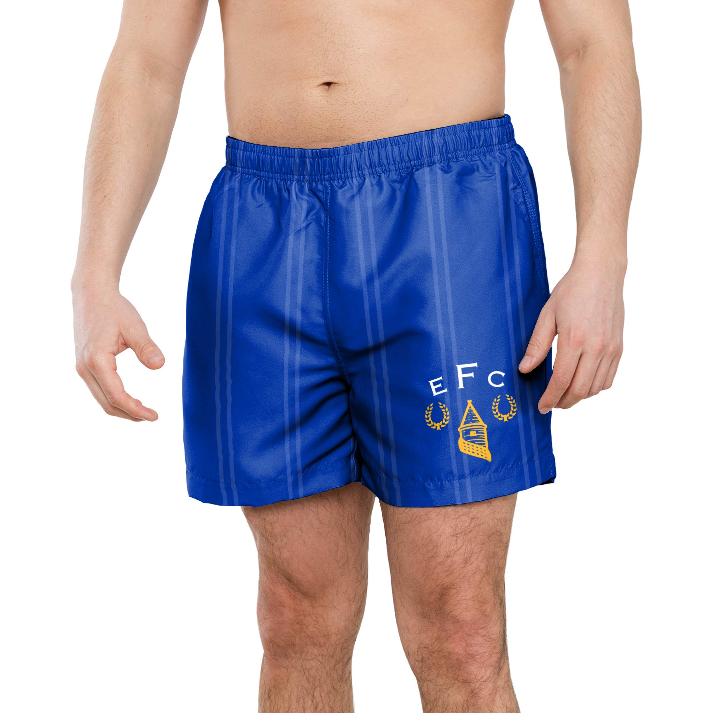 Foco Everton Official Fc Retro Football Beach Shorts Large