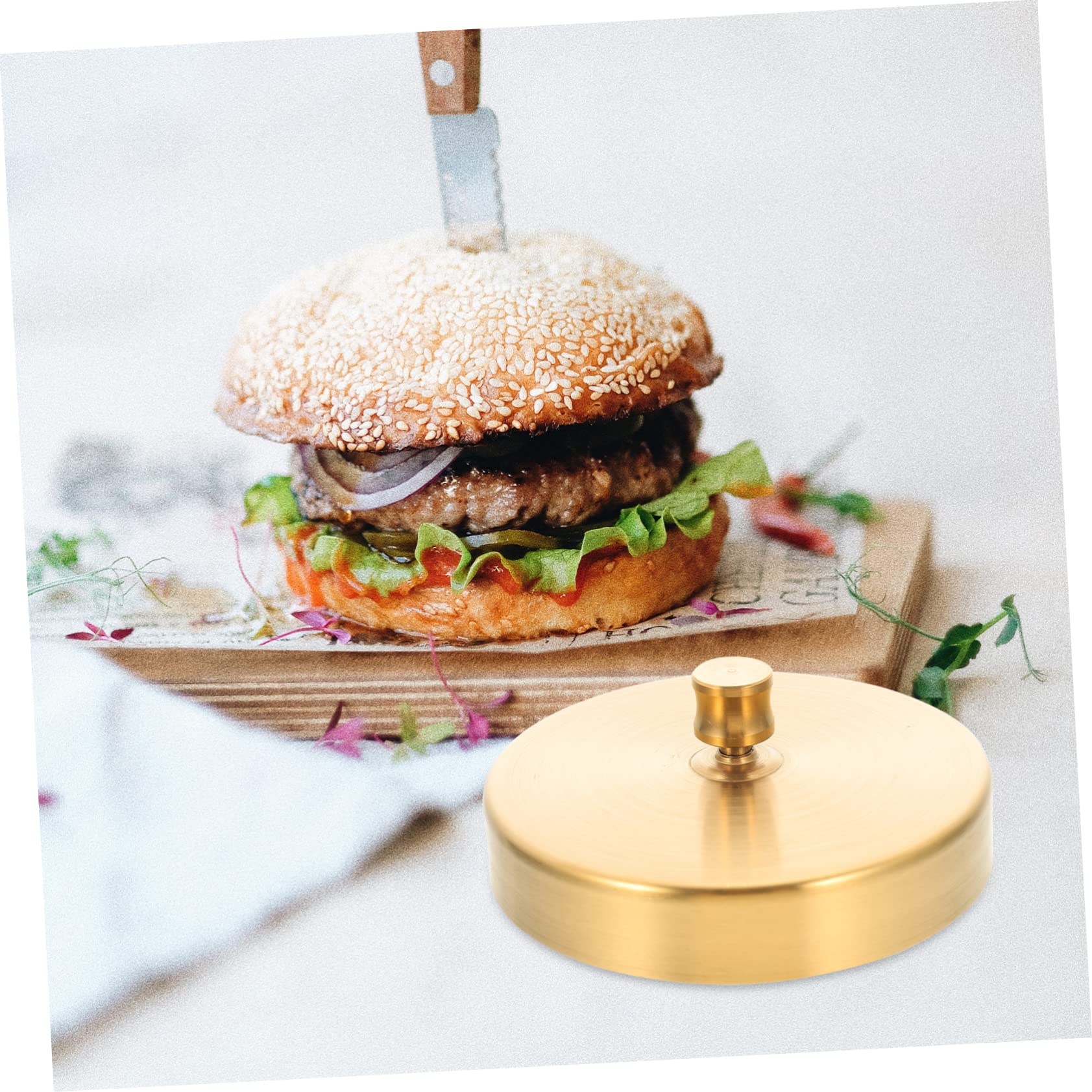 Toyvian 2stücke Edelstahl Burger Patty Maker Edelstahl Burger Presse Für Runde Fleischpatties Für Zubereitung Von Gefüllten Burgern Und Fleischpasteten Langlebiges Grillwerkzeug Für