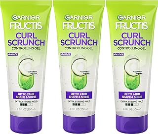 Garnier Fructis Style Curl Scrunch Controlling Gel for Shape & Shine, 6.8 Fl Oz,