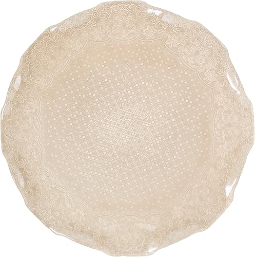 Miniatura 1 de Charge It by Jay Roberta Iris Luster - Placa de carga decorativa de vidrio de 13 pulgadas para el hogar, comedor profesional, perfecto para eventos