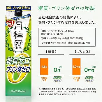 Amazon.co.jp: 【まとめ買い/超辛口淡麗】 月桂冠 糖質・プリン