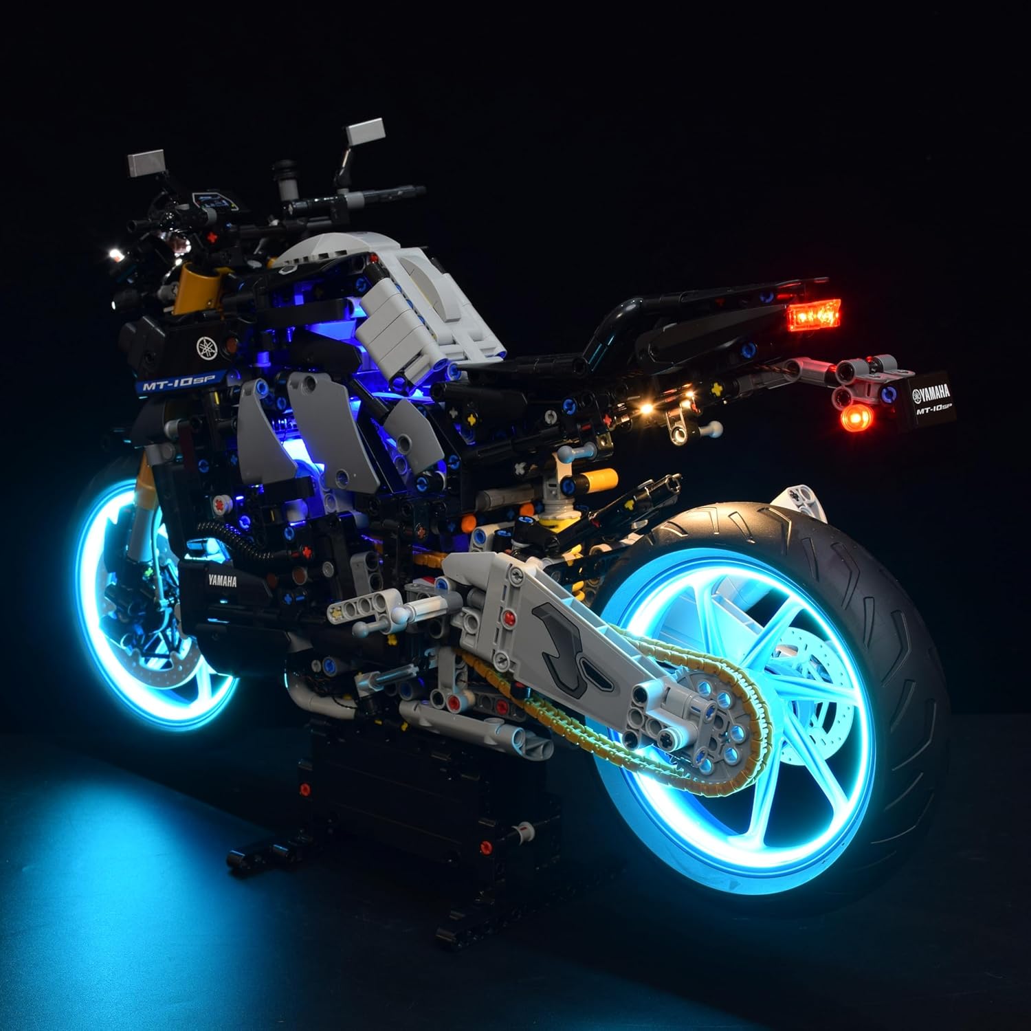 LightGo LED Lighting Kit Designed for Yamaha MT-10 SP Compatible with Lego 42159 Building Set - Not Include Model (Remote Version)