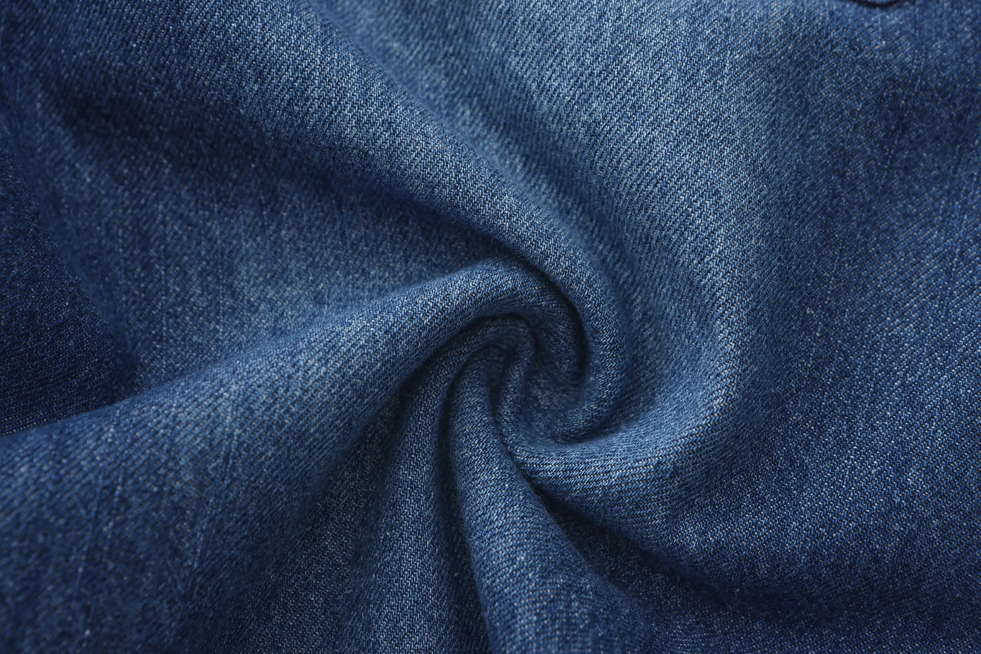 Grandwish Garçon Fille Salopette Bleu Denim Bavoir 2 ans-10 ans