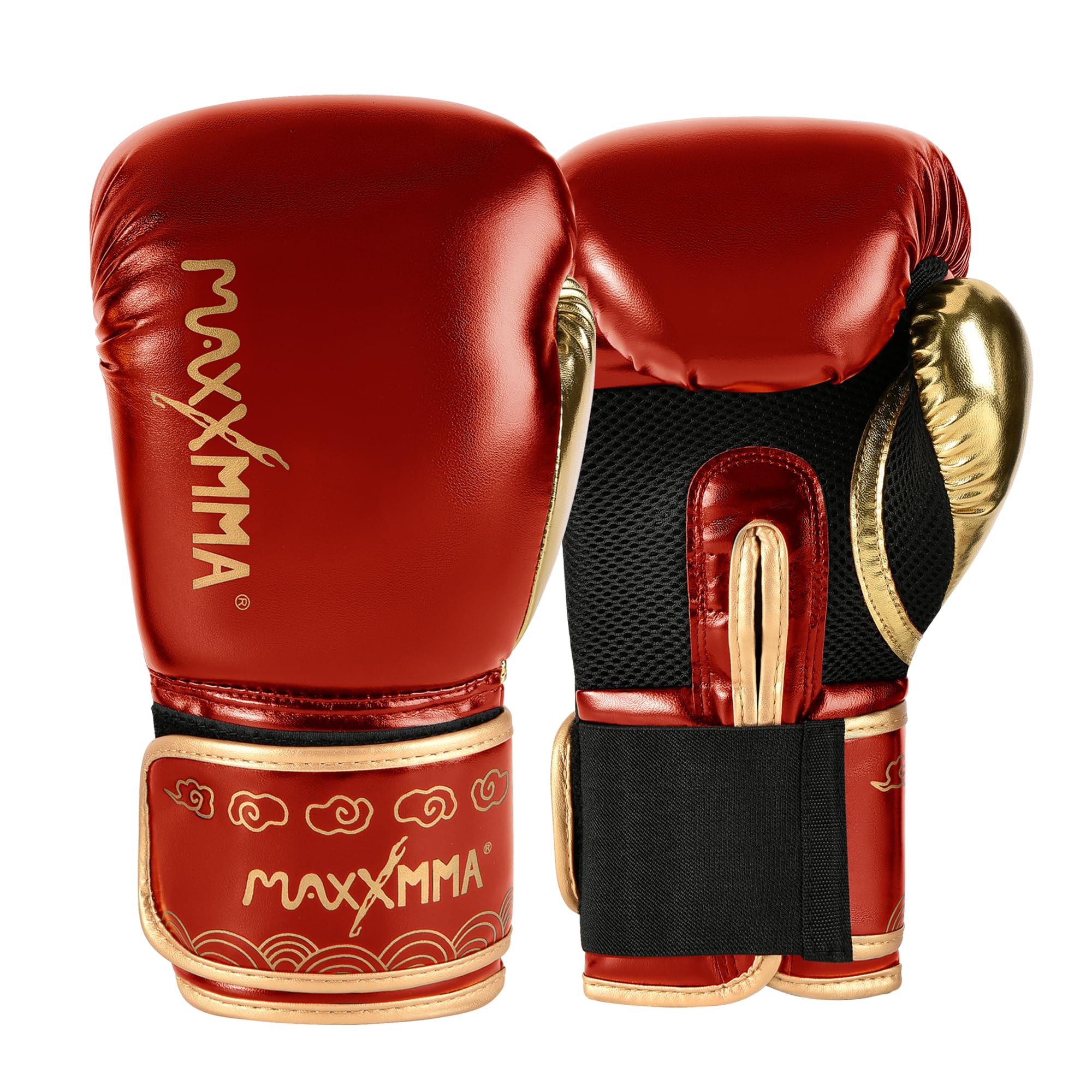 Боксерские перчатки MaxxMMA Боксерские перчатки для ударов дышащие перчатки для кикбоксинга, смешанных единоборств Боксерские перчатки с мешками для песка Тренировочные перчатки для ММА, фото 2