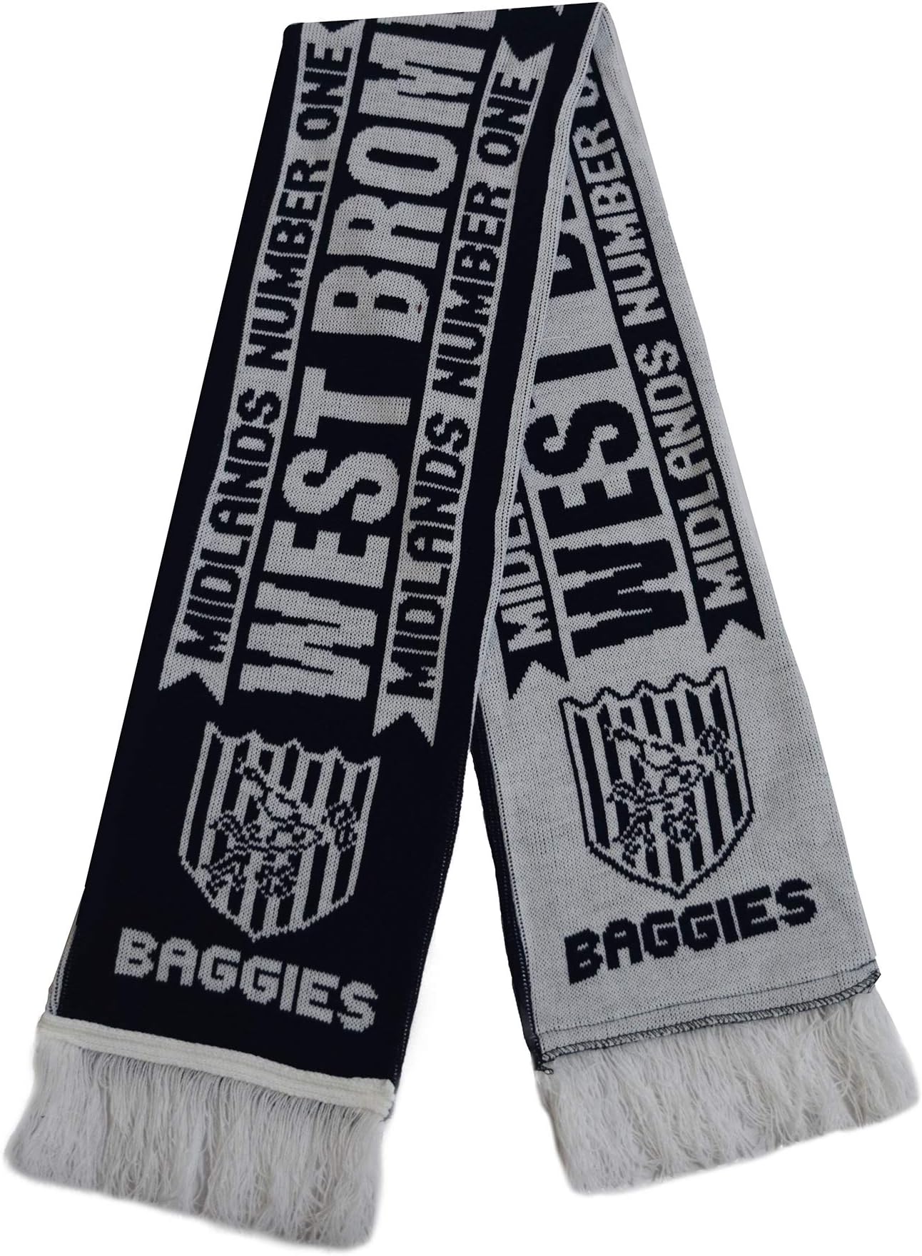 West Bromwich Albion - Authentic Fan Scarf | Ships from USA Grey White