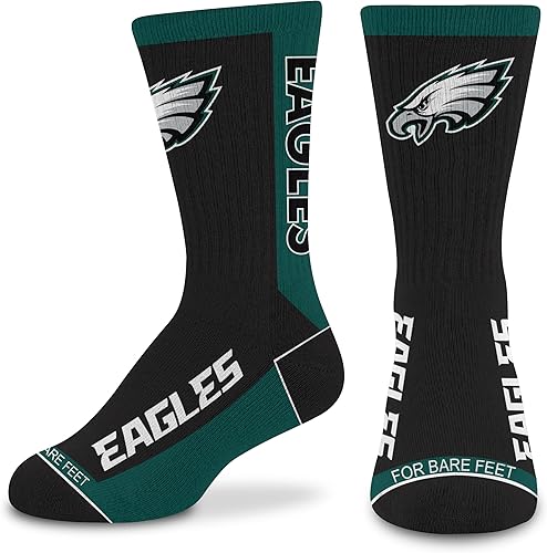 Miniatura 27 de For Bare Feet NFL - Calcetines unisex para niños de la NFL Mvp Crew
