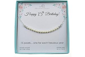 Crystal Pearl Bar Necklace: A Quinceanera Accessory That Shines