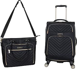 Valigia estensibile con 4 ruote da 50,8 cm e borsa per laptop da 15