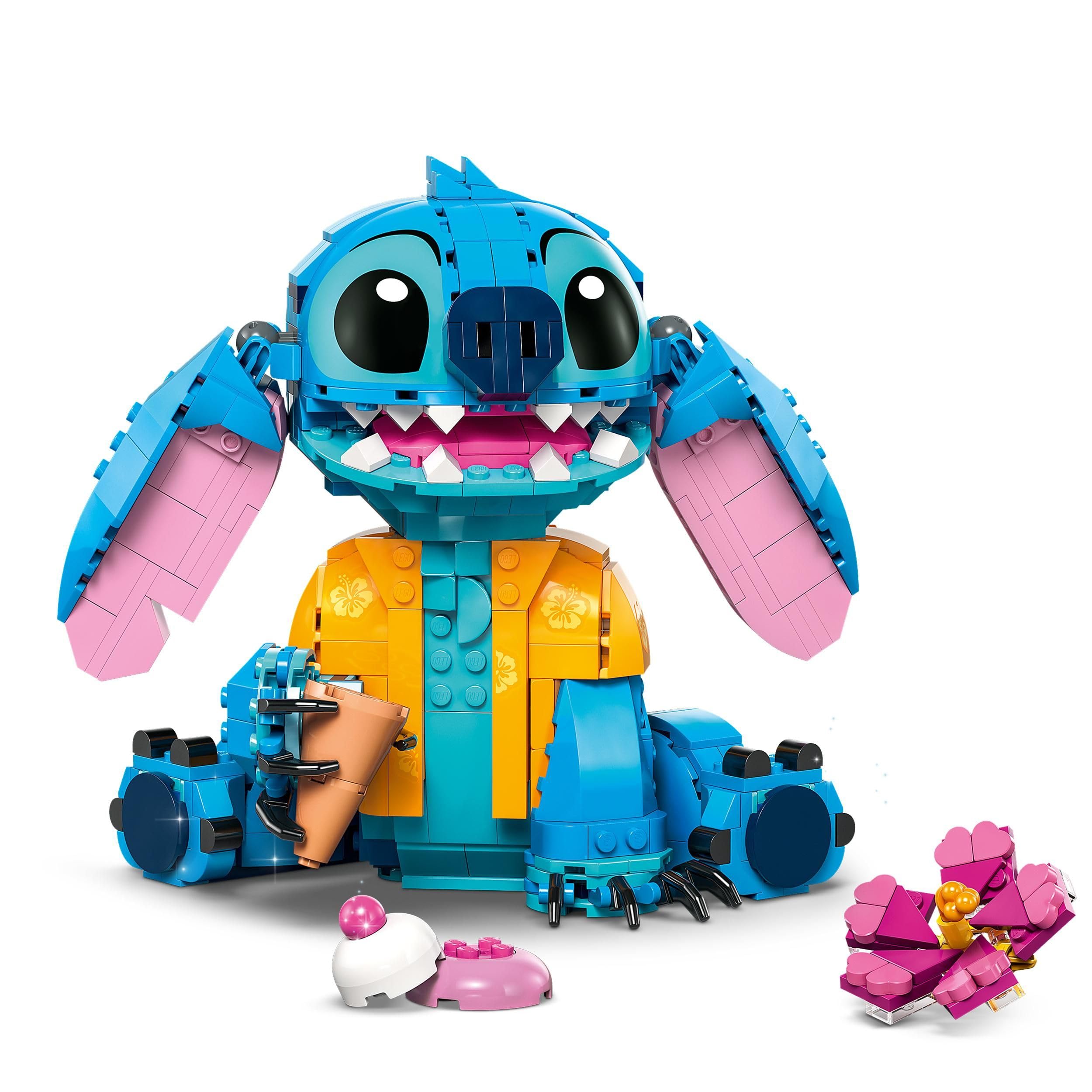 LEGO ǀ Disney Stiç 43249-9 Yaş ve Üzeri Çocuklar için Dondurma Külahlı İnşa Edilebilen Yaratıcı Oyuncak Yapım Seti (730 Parça)