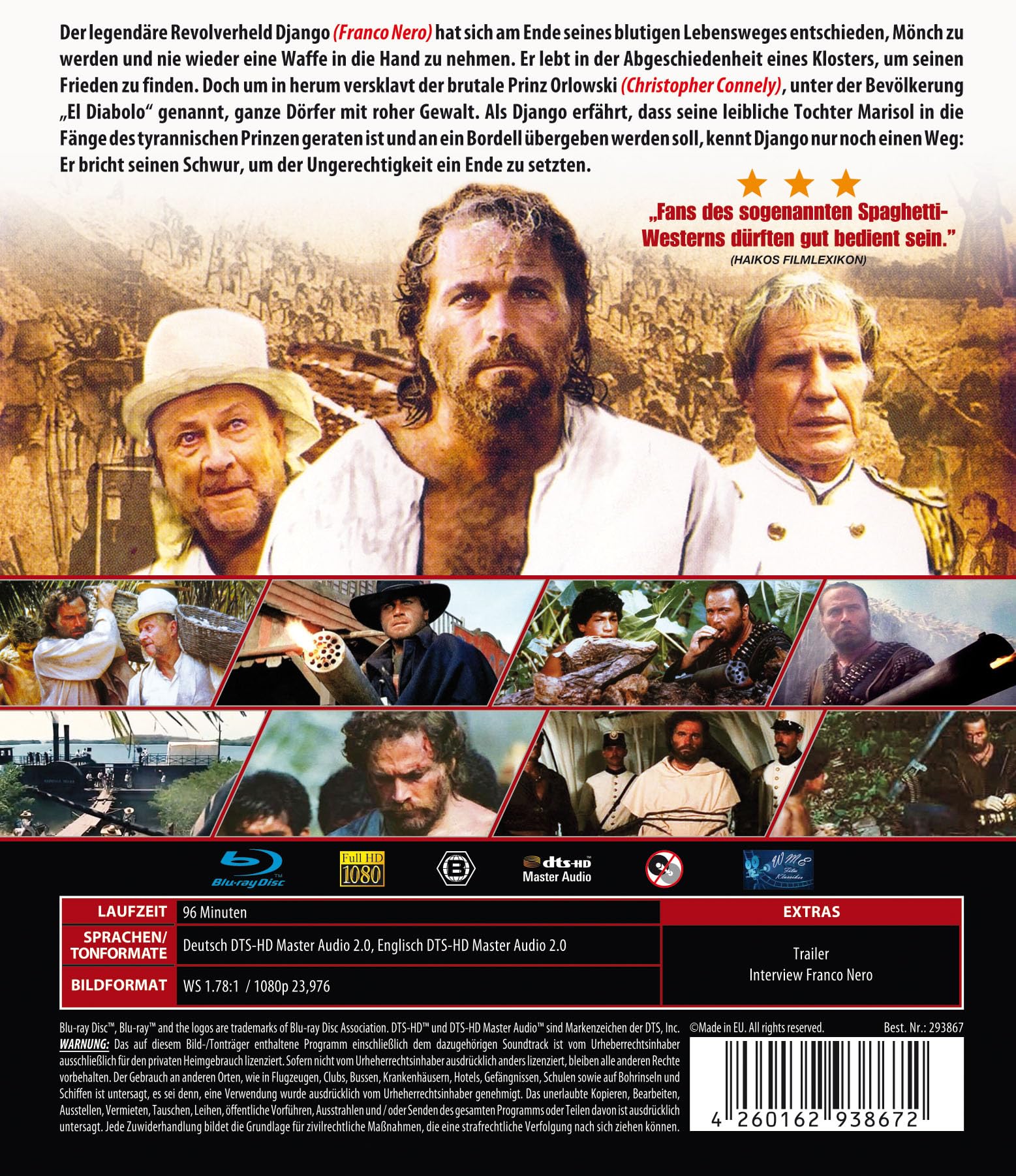 Django 2: Der gnadenlose Rachefeldzug - Franco Nero kehrt zurück in einem actiongeladenen Western voller Vergeltung und Gerechtigkeit