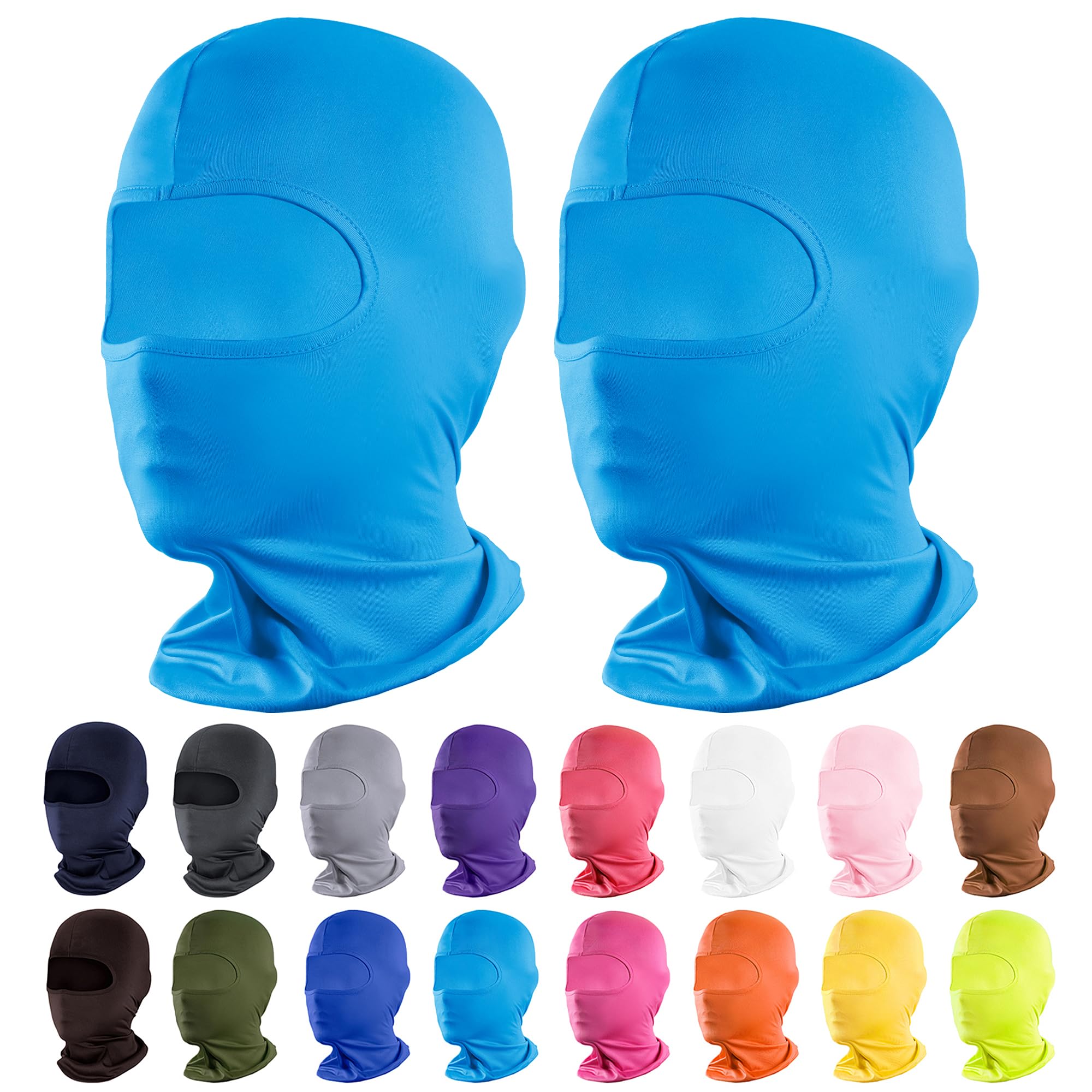 Pukavt 2-6 Pack Ski Mask Balaclava Shiesty Motorcycle UV Protection for Men Women Windproof Scarf for Snowboard Cycling