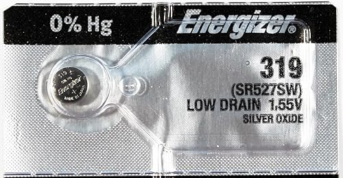 Energizer 2PC 319 SR527SW 1.55V batería de célula de óxido de plata - Hecho en Japón