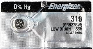 Energizer 2PC 319 SR527SW 1.55V Silver Oxide Cell Battery - Made in Japan