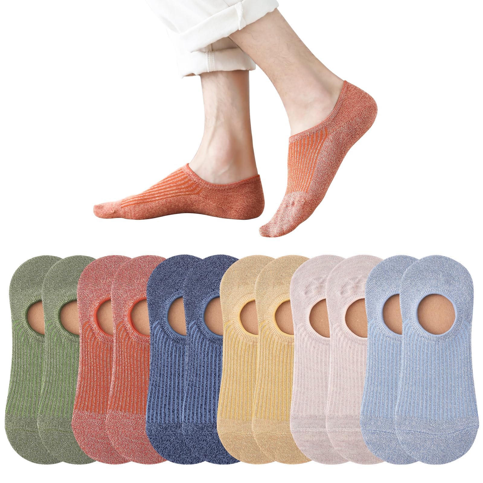 Calcetines invisibles y forros para hombres y mujeres, calcetines tobilleros de corte bajo para zapatillas deportivas o zapatos informales