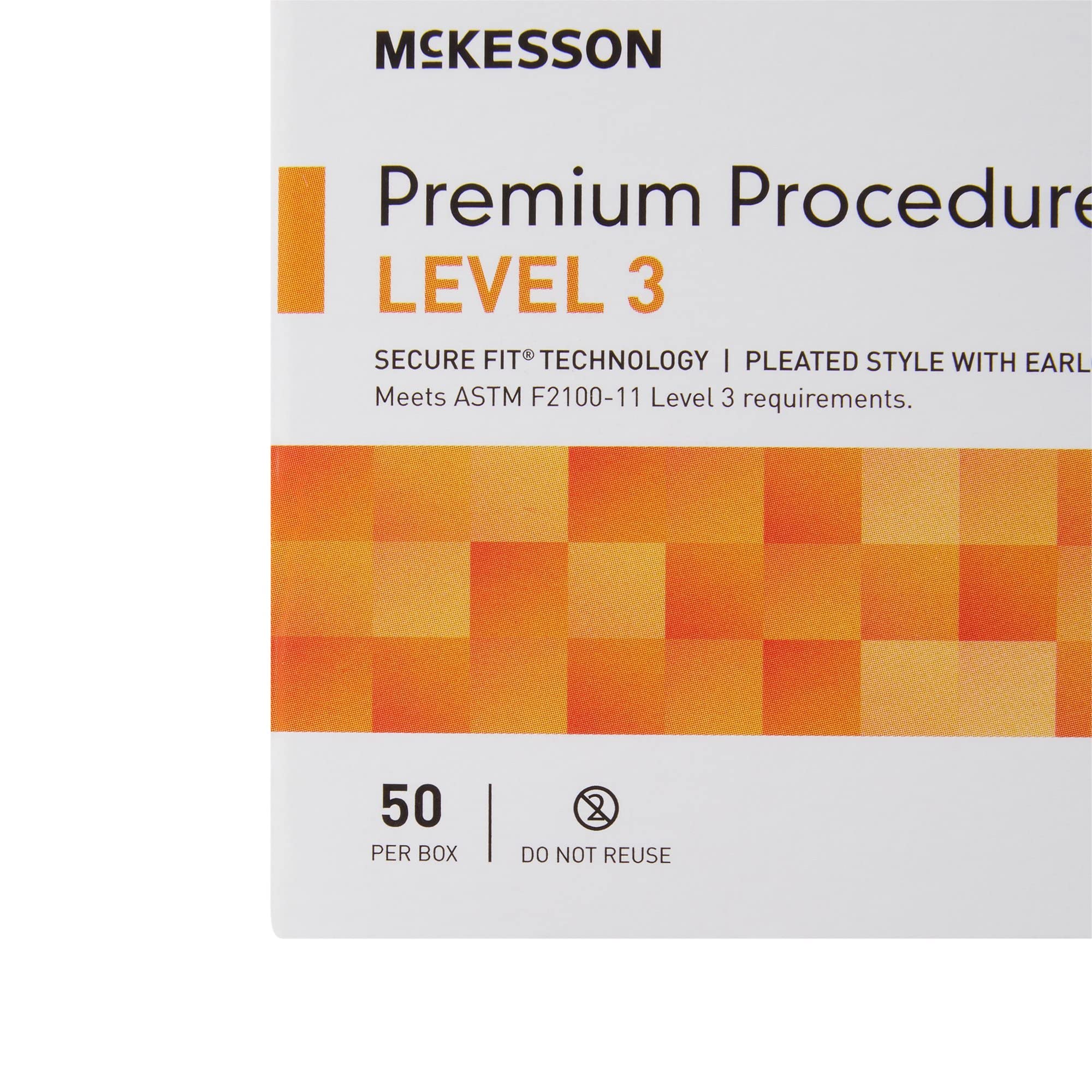 McKesson Procedure Mask with Eye Shield Pleated 100 per Case 73-GCPWSSF