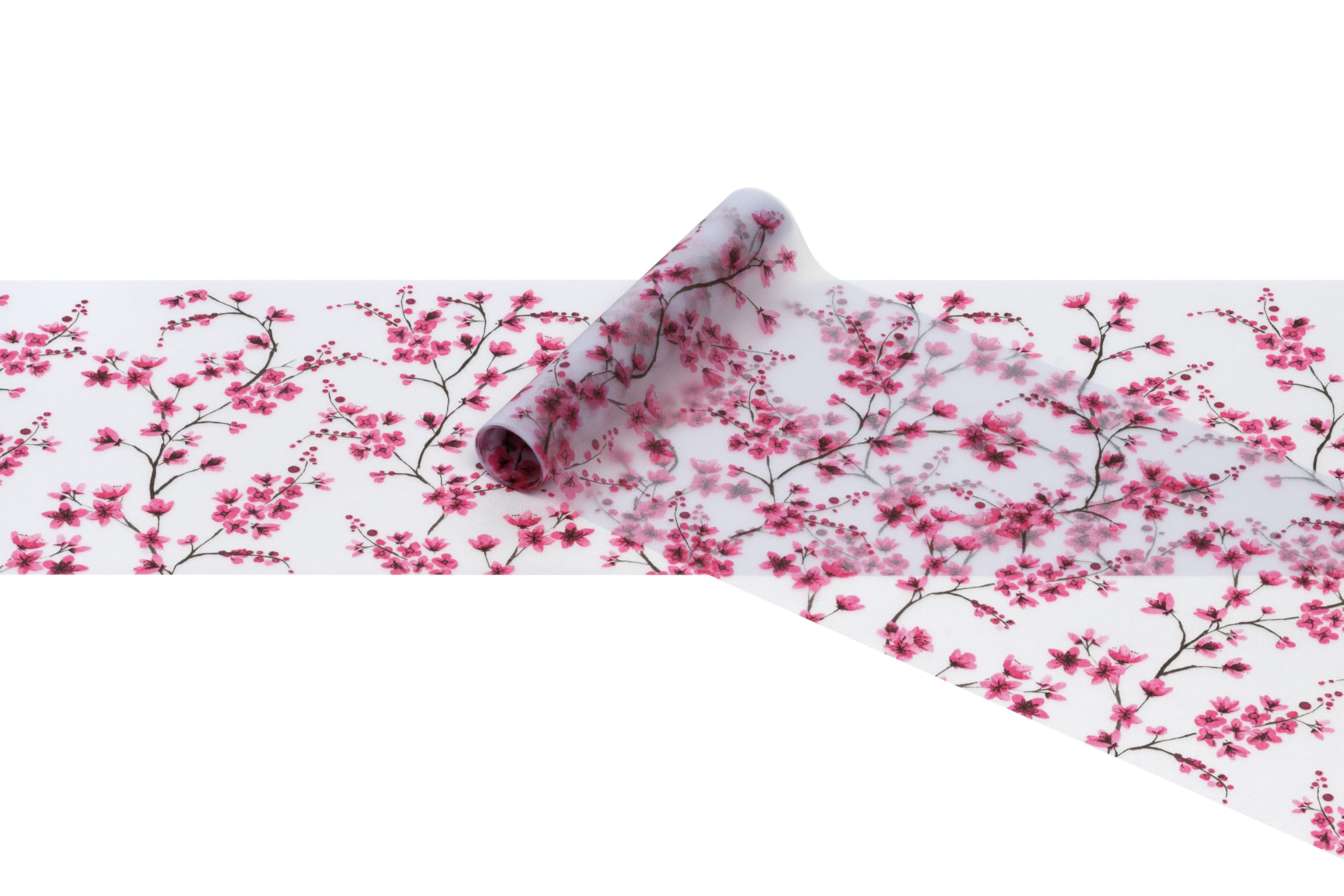 d-c-fix window film privacy Cherry Blossom – 20cm x 1,5m – static vinyl films for glass windows with a modern floral design – self-adhesive, opaque, frosted, decorative for bathroom, home & kitchen