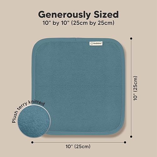 Miniatura 21 de Paquete de 6 paños para bebé, viscosa suave y absorbente de bambú, para bebés, niños, niños pequeños, toallas de baño para recién nacidos, suaves