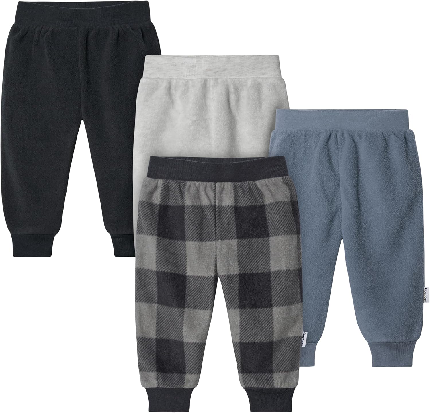 Gerber Baby Boys 4-Pack Microfleece Sweatpants Gerber Baby Boys 4-Pack Microfleece Sweatpants