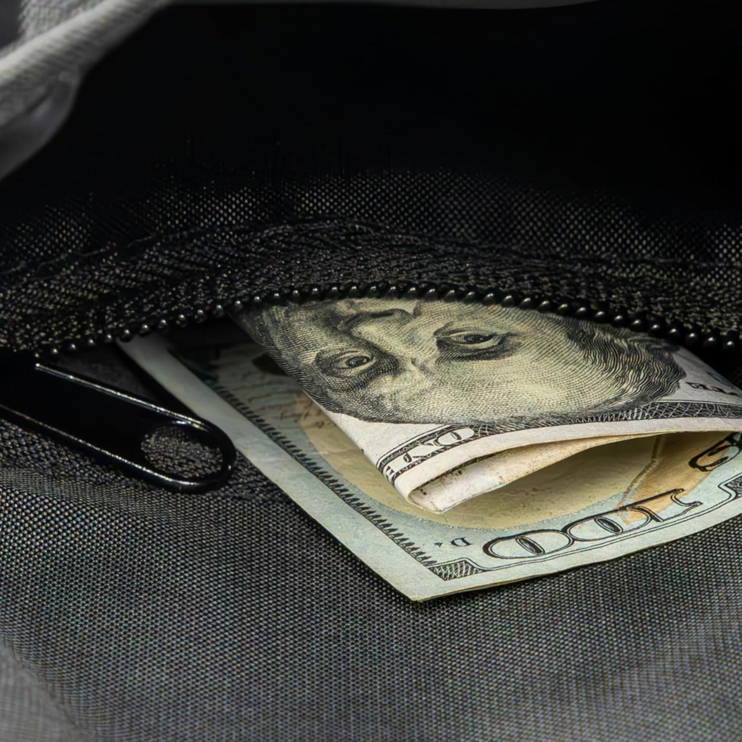 Crossbody Sling Bag – Anti-Theft Carryall Daypack Backpack with Adjustable Chest Strap for Travel or Hiking (Black) - Image 7