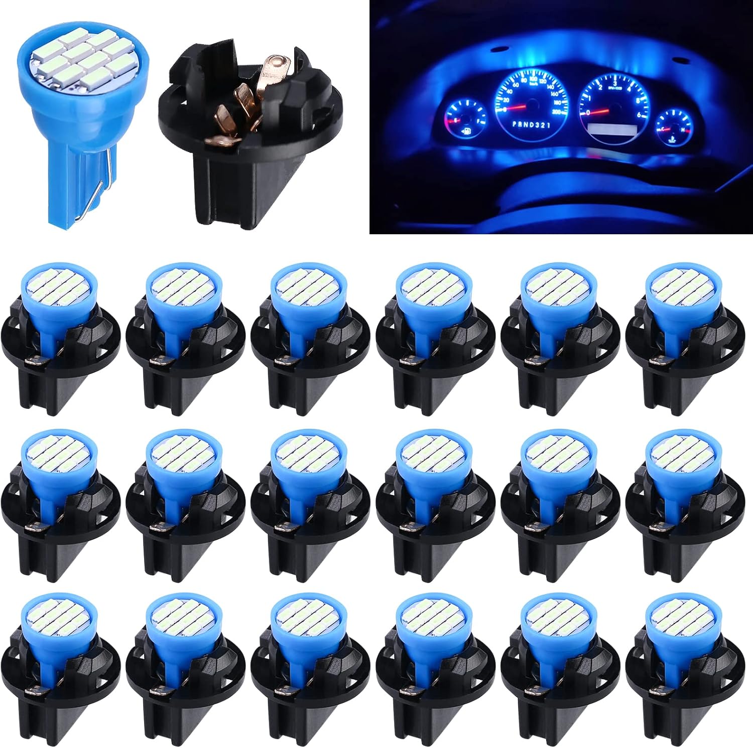 T10 194 168 Dash Lights 25 Pieces Dash Instrument Light