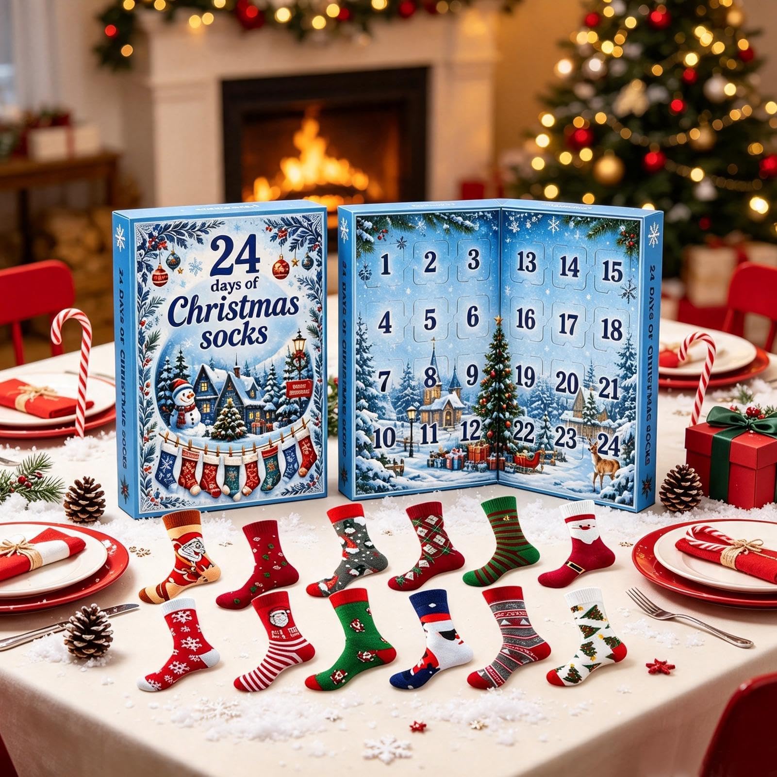 Calendario 'Avvento Natalizio Forniture Per I 12 Giorni Di Natale