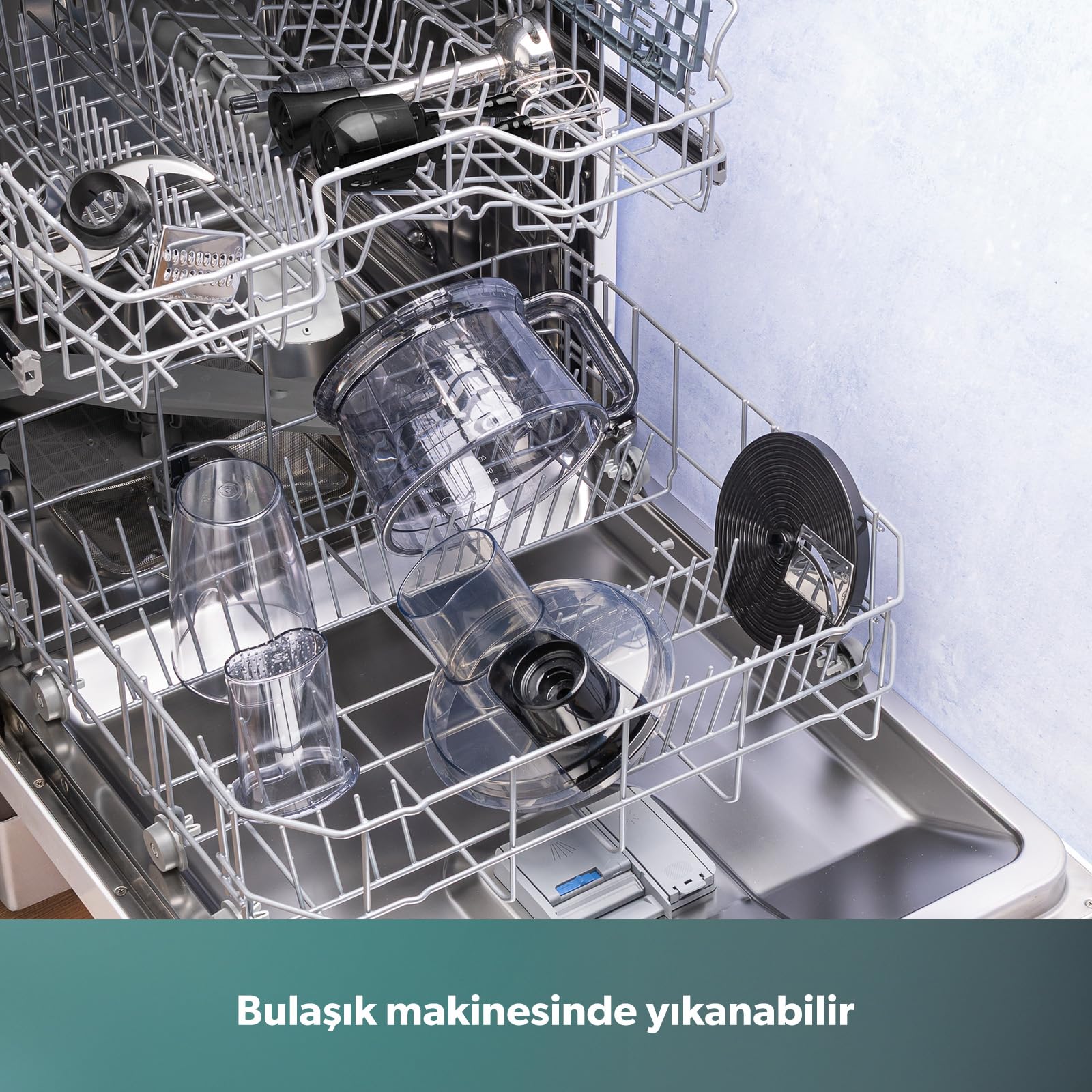 Homend Functionall 2851H Mutfak Robotu Antrasit Siyah