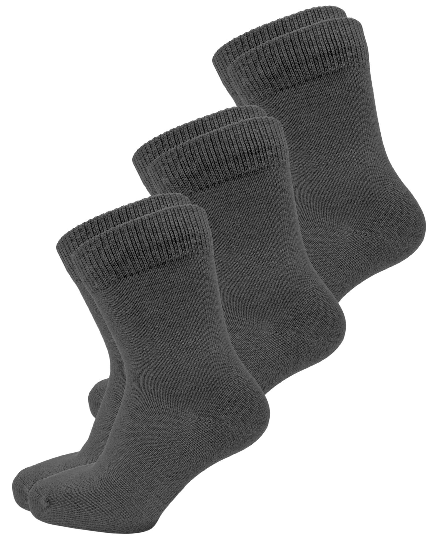 vitsocks Calcetines Finos 98% ALGODÓN Suave Infantiles (3 PARES) Talla 23-34 Niño Niña