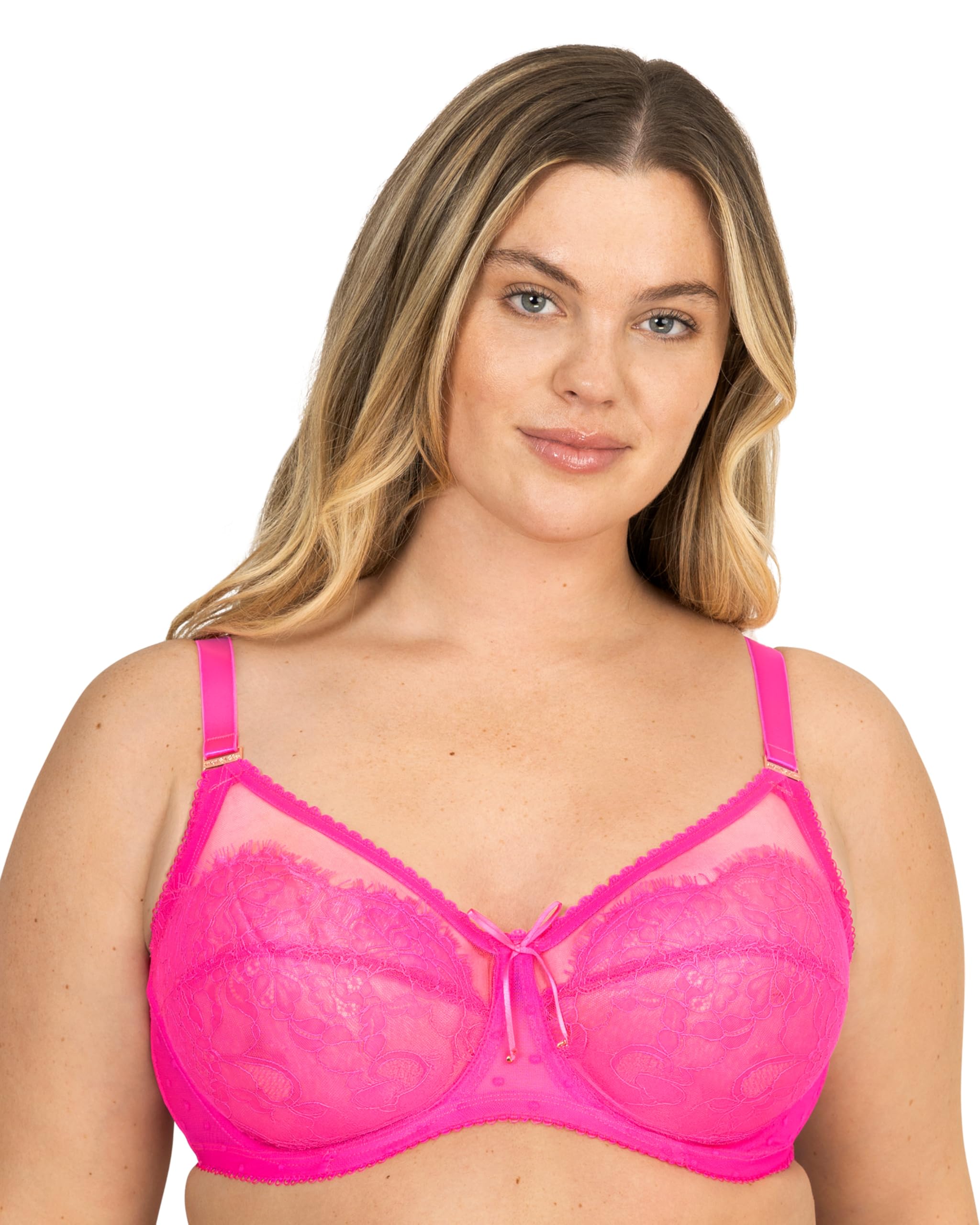 Smart & Sexy Women's Plus Size Sa1017, Medium Pink, 40E