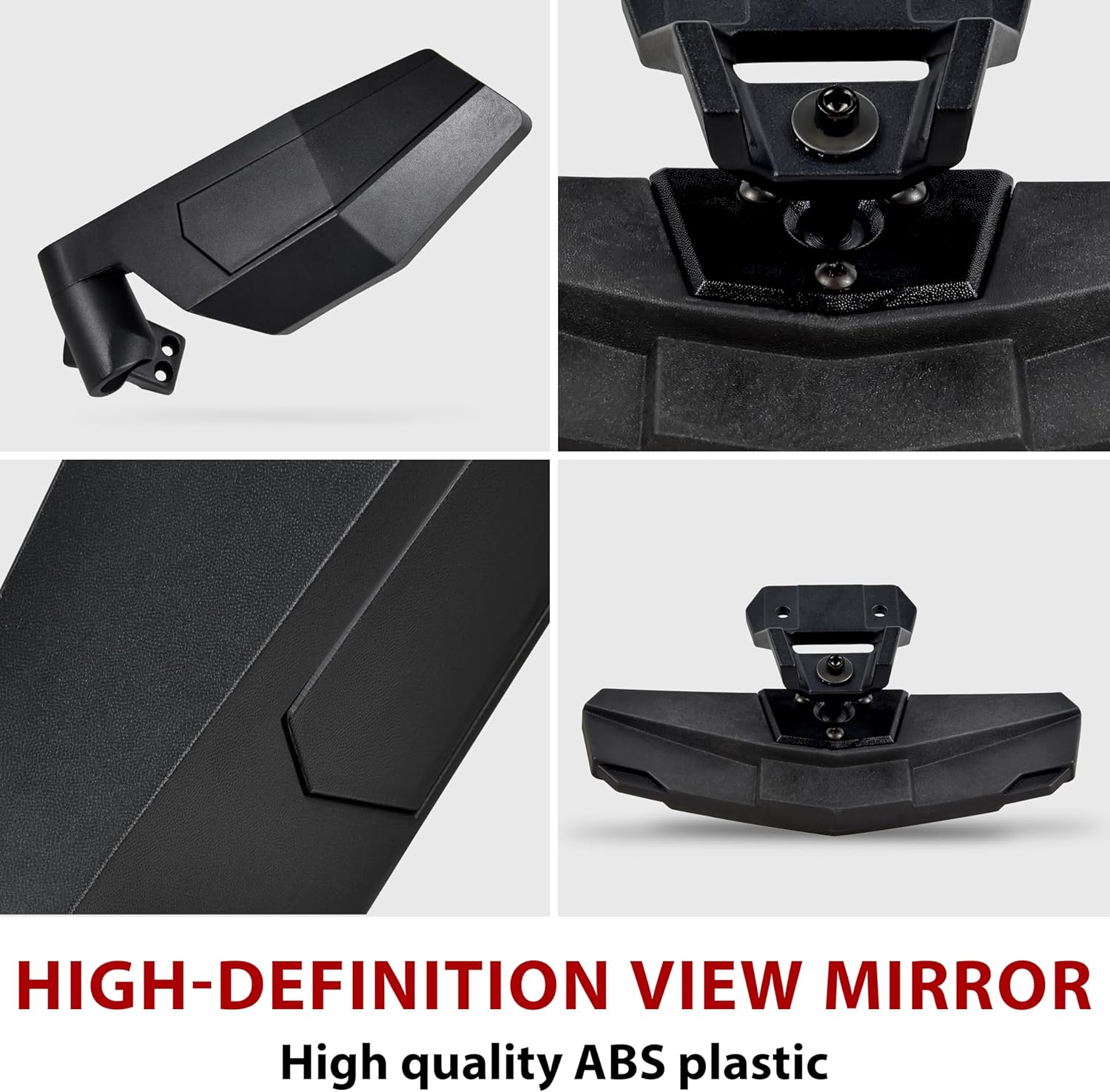 SAUTVS Folding Side Mirrors Center Rearview Mirror Kit for Polaris RZR XP 1000 Ultimate/Sport/Premium 2024 2025 Accessories