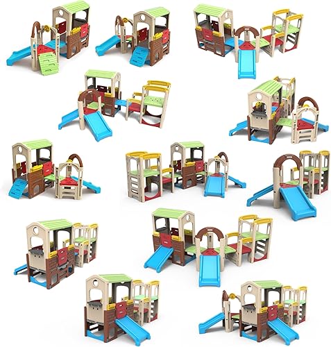 Miniatura 6 de Simplay3 Young Explorers - Sistema modular de juego, actividades para niños de 18 meses a 6 años, tobogán de juegos para niños pequeños, escalada