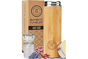 Premium Bamboo Tea Infuser Thermos