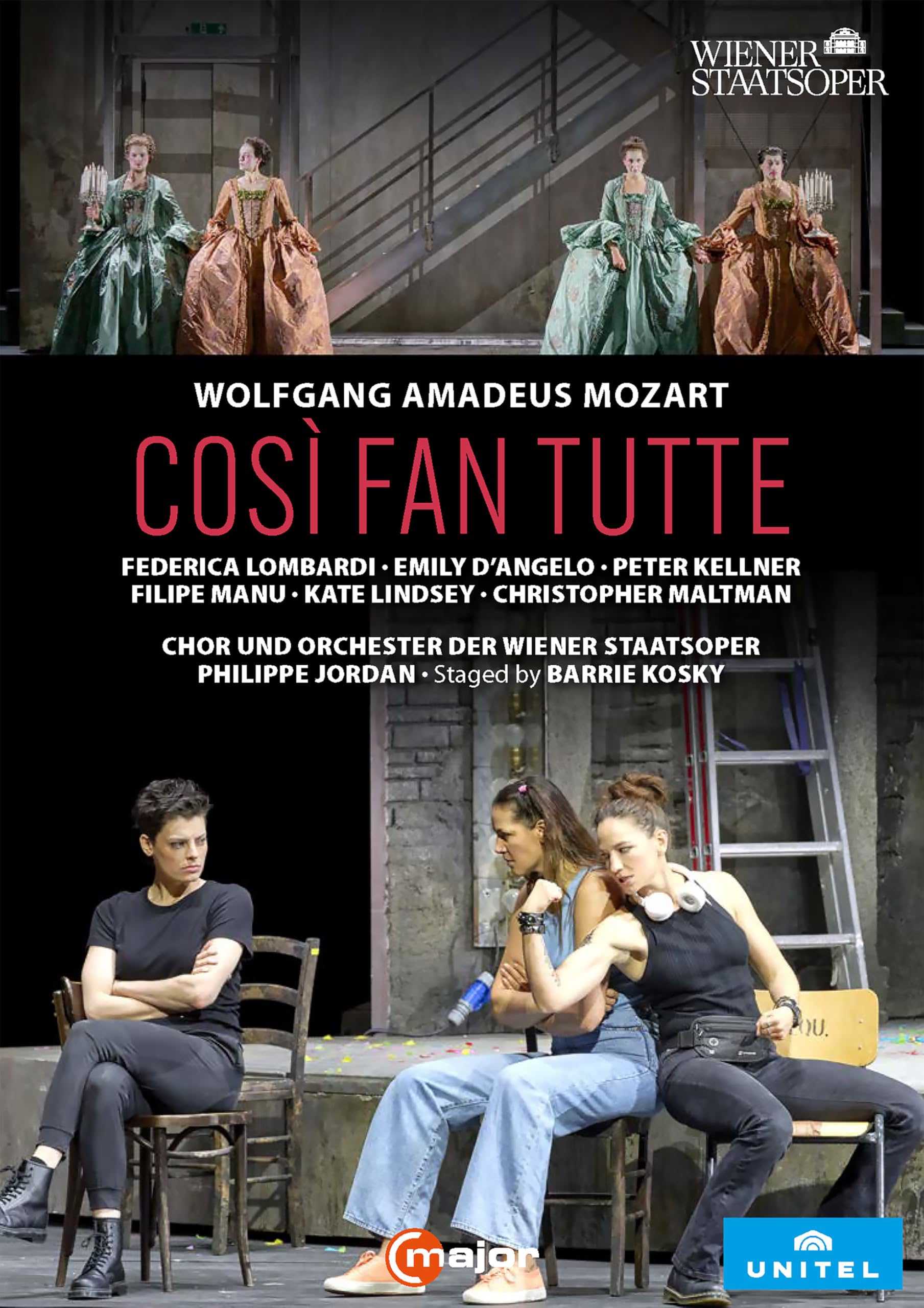 Ópera Mozart Così fan tutte DVD vídeo musical lírico con Christopher Maltman
