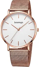 Relógio Feminino Minimalista Delicado Elegante Analógico Quartz Original De Pulso Grande